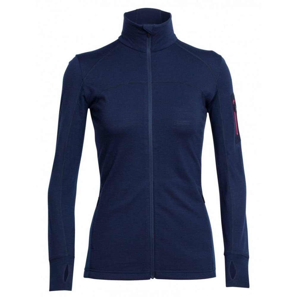 Icebreaker Кофта  Terra LS Zip Admiral/Pop Pink M (1052-103 092 403 M) - зображення 1