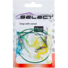 Select Snap With Swivel 1x7 / Green / 18cm 9kg / 2pcs