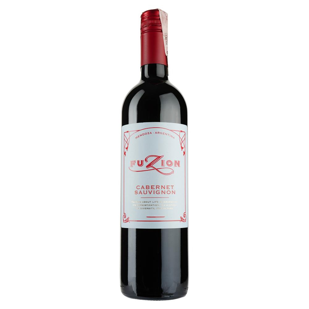 Fuzion Wines Каберне Совиньон красное 0,75л (7791728004021) - зображення 1