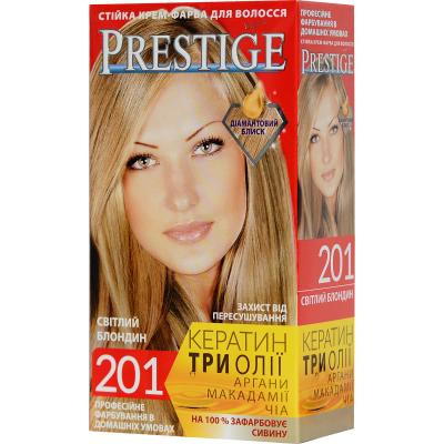Vip's Prestige Крем-краска для волос  201 Светлый блондин 115 мл (3800010504102) - зображення 1