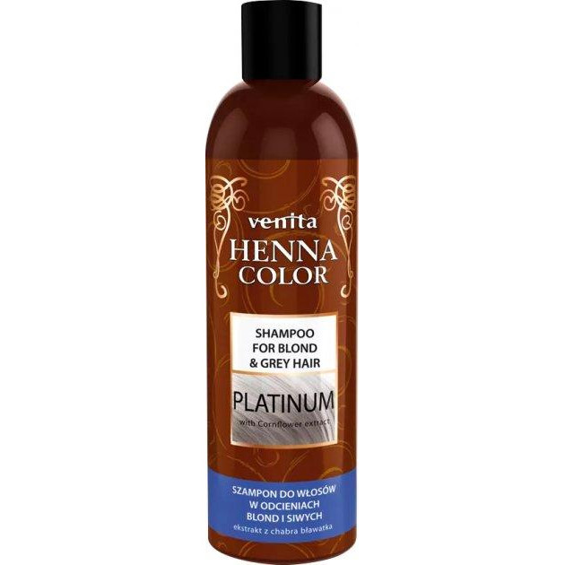 Venita Шампунь  Henna Color Platinum для светлых и седых волос 250 мл (5902101519557) - зображення 1