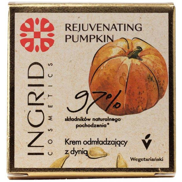 Ingrid Cosmetics Крем для лица  Vegan Rejuvenating Pumpkin с семенами Тыквы 50 мл (5902026664165) - зображення 1