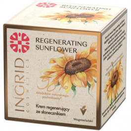 Ingrid Cosmetics Крем для лица  Vegan Regenerating Sunflower с маслом Подсолнечника 50 мл (5902026664141)