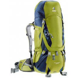   Deuter Aircontact 45 + 10 / moss-navy