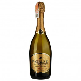 Bazaleti Вино ігристе  біле напівсухе 12%, 750 мл (4867616022613)