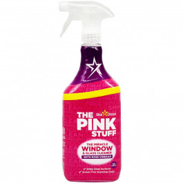 The Pink Stuff Засіб для миття скла та дзеркал Pink Stuff Rose Vinegar спрей 750 мл (5060033820759)