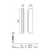 Redo Стовпчик TWIN ST60 LED SMD 12W IP65 DG 3000K (4.1.2)  9461 - зображення 3