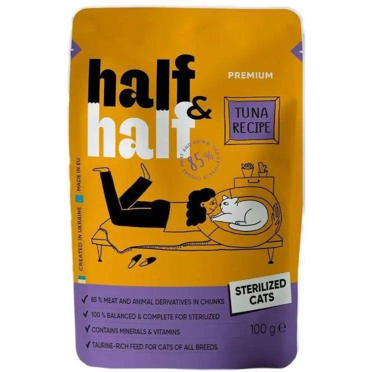 Half & Half Tuna Recipe Sterilised Cats 100 г (20888) - зображення 1