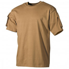   MFH Футболка T-shirt  з кишенями - Coyote M