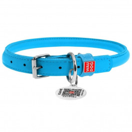 Collar Glamour круглый для собак с длинной шерстью 0.6x20-25см, синий (22402)