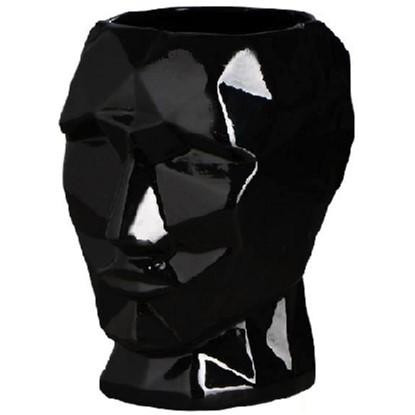 Nana Ceramics Ваза керамічна  Кай 19 см глянець чорний (2252422691016) - зображення 1
