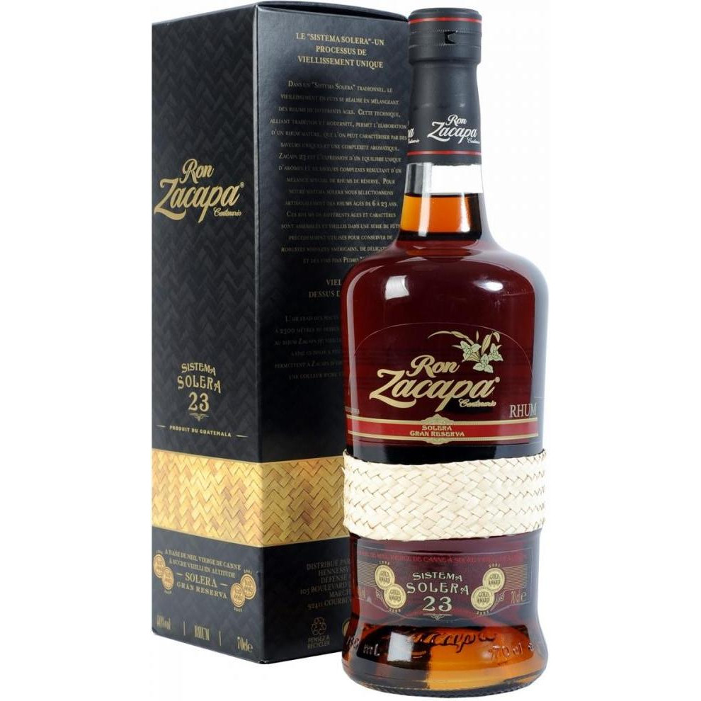 Zacapa Ром , Solera Gran Reserva 23 роки, gift box, 0.7 л (7401005008580) - зображення 1