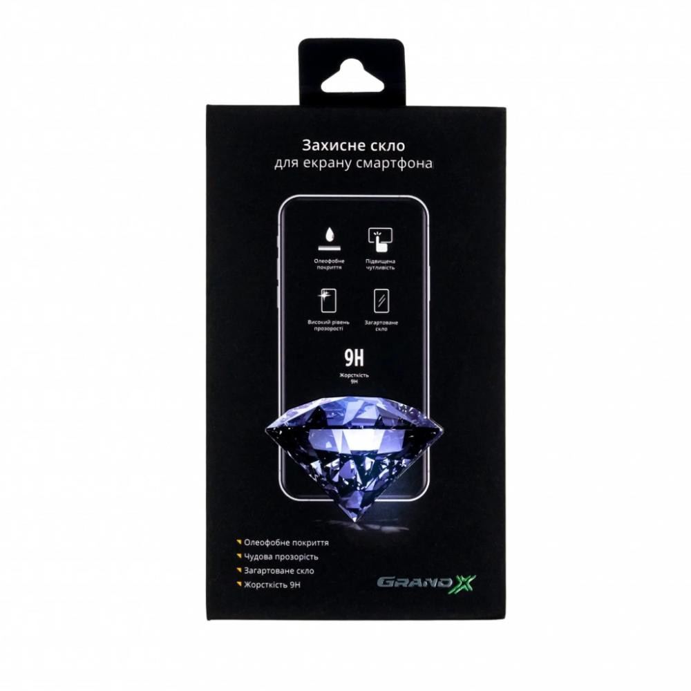 Grand-X Защитное стекло Сeramic для Apple iPhone 12 mini Black (CAIP12MB) - зображення 1