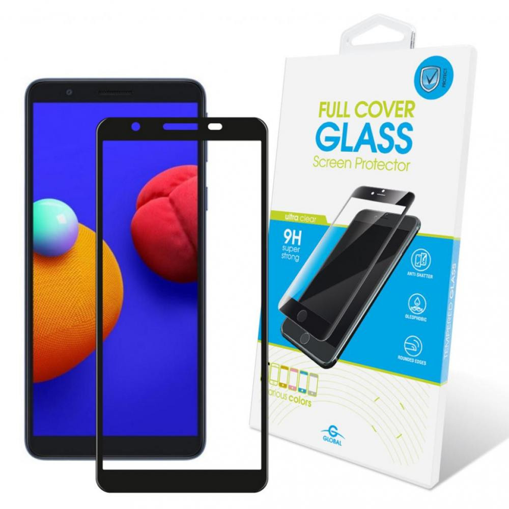 GlobalShield Tempered Glass Full Glue для Samsung Galaxy A01 Core Black (1283126505003) - зображення 1