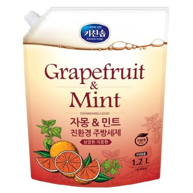 Mukunghwa Миючий засіб Kitchen Soap Grapefruit&Mint Dishwashing Detergent 1,2 л (8801173 - зображення 1