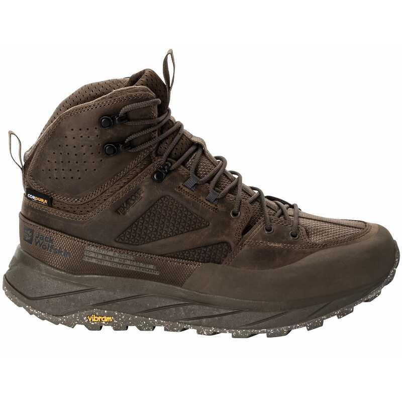 Jack Wolfskin Черевики terraquest texapore mid m (4056381_5178) 9.5 Коричневий - зображення 1