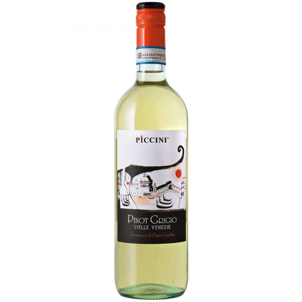 Piccini Вино  Pinot Grigio Delle Venezie, 0,75 л (8002793959789) - зображення 1