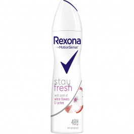   Rexona Антиперспирант-аэрозоль  Motionsense Белые цветы и личи, 150 мл (8717163709412)