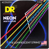 DR Струны для акустической гитары  NMCA-11 Hi-Def Neon Multi-Color K3 Coated Medium-Light Acoustic Guit - зображення 1