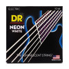 DR NWE-10 Hi-Def Neon White K3 Coated Medium Electric Guitar Strings 10/46 - зображення 1