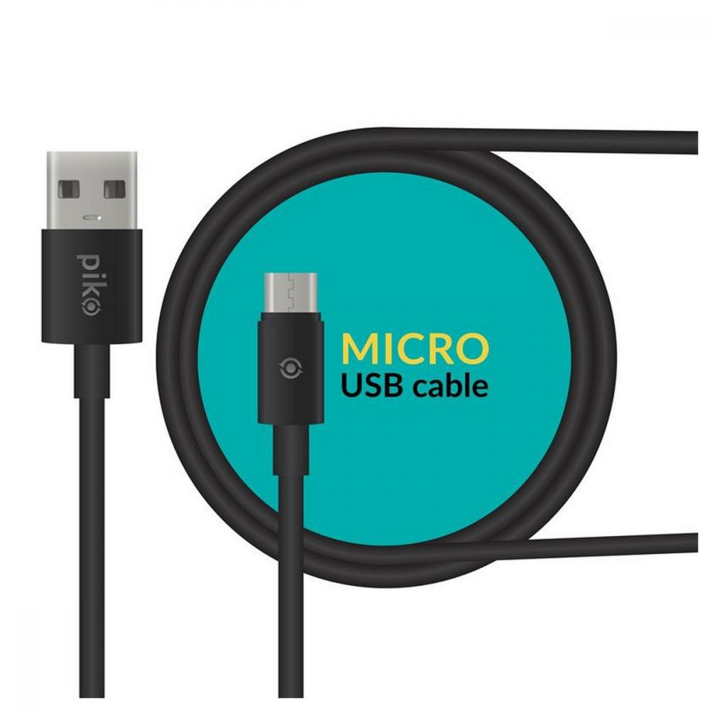 Piko CB-UM11 Micro USB 1.2m Black (1283126494918) - зображення 1