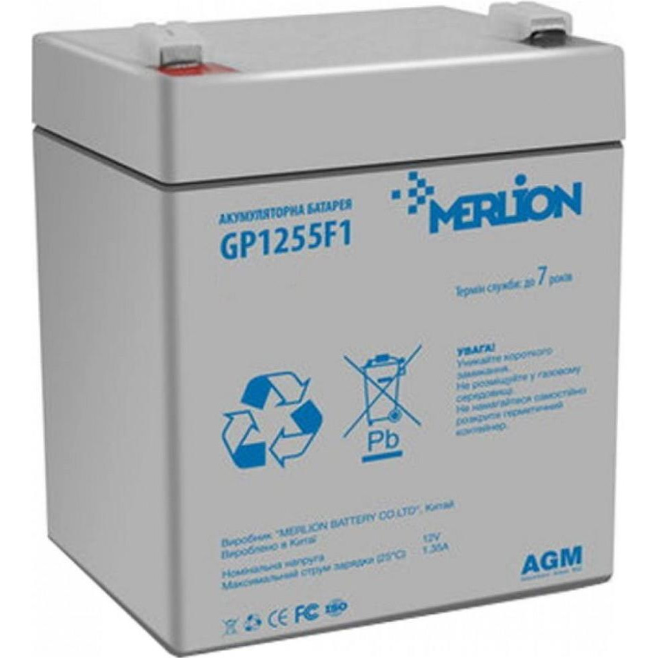 Merlion 12V-5.5Ah (GP1255F2) - зображення 1