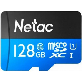   Netac 128 GB microSDXC Class 10 UHS-I + SD adapter NT02P500STN-128G-R