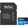 Netac 128 GB microSDXC Class 10 UHS-I + SD adapter NT02P500STN-128G-R - зображення 4