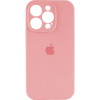 Borofone Silicone Full Case AA Camera Protect for Apple iPhone 14 Pro Pink (FullAAi14P-41) - зображення 1