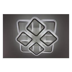 Sunnysky Люстра потолочная LED с пультом A2400/4+4S-RGB-wh Белый 11х50х50 см.