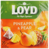 Loyd Чай фруктовий  Pineapple&Pear, ананас груша, у пірамідках, 40 г (5900396017277) - зображення 2