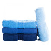 HOBBY Набор полотенец RAINBOW Mavi 70х140 синий 500 г/м2 (4 шт.) (8698499303997) - зображення 4