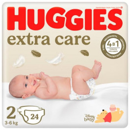 Huggies Extra Care 2, 24 шт