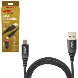   VOIN USB - Type-C 2m Black (CC-4202C BK)