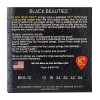 DR DR STRINGS BLACK BEAUTIES ACOUSTIC - LIGHT (12-54) (BKA-12) - зображення 2