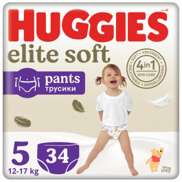 Huggies Elite Soft Pants 5, 34 шт