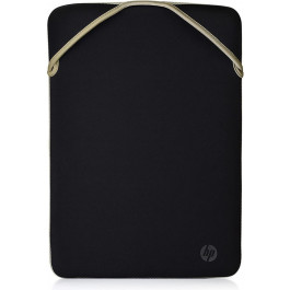 HP 14" Protective Reversible Black/Gold Laptop Sleeve (2F1X3AA)