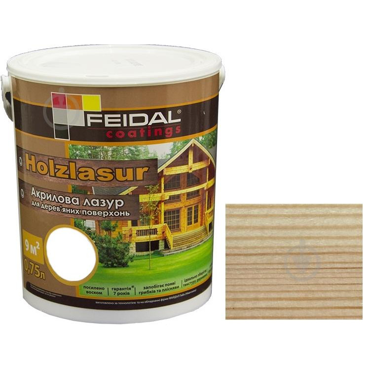 Feidal Holzlasur бесцветный 5 л - зображення 1