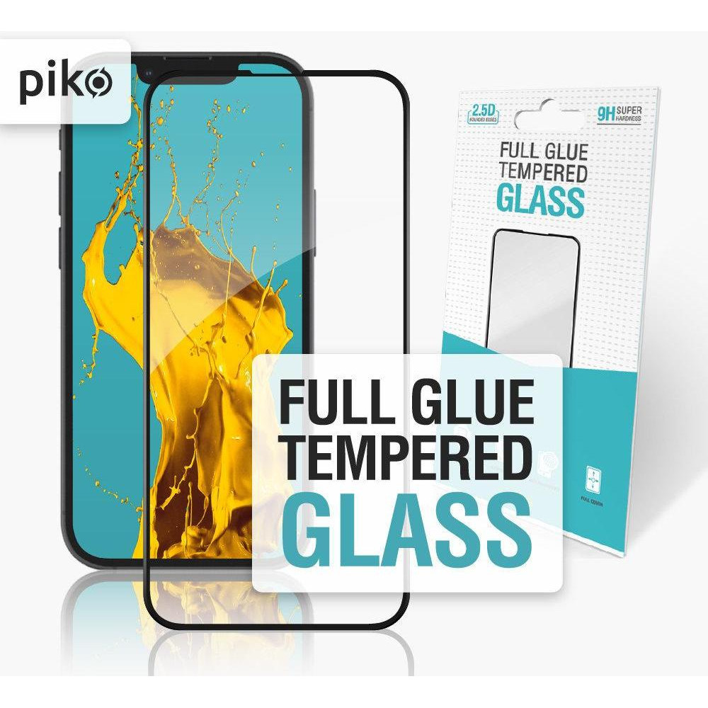Piko Защитное стекло Full Glue для Iphone 13 mini Black (1283126515019) - зображення 1