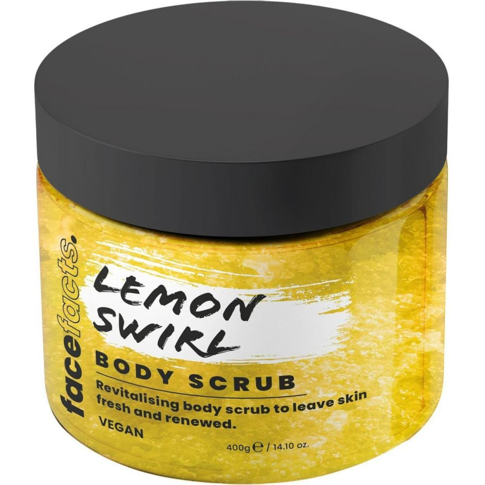 Face Facts Скраб для тіла  Body Scrub Lemon Swirl Лимонний вир 400 г (5031413938531) - зображення 1