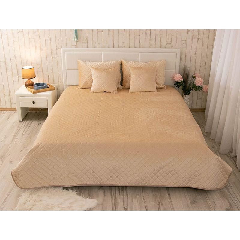 Руно Покривало декоративне  VeLour Beige 150x220см (360.55_Beige) - зображення 1