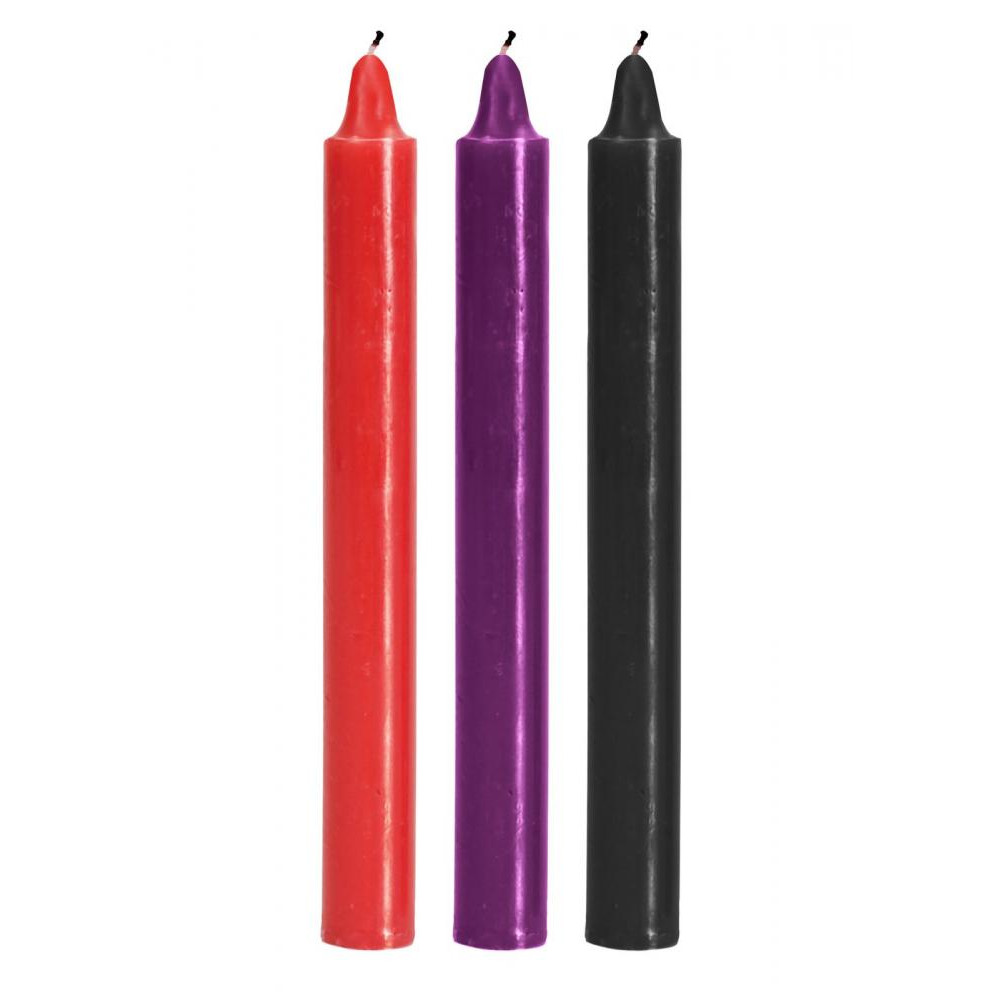 Toy Joy Свічки для БДСМ низькотемпературні  Japanese Drip Candles, 3 шт (TJ10346) - зображення 1