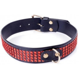   BOSS Нашийник із кристалами Fetish Boss Series - Collar with crystals Red (BS3300110)