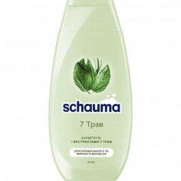 Schauma Shampoo 250 ml7 трав Шампунь для нормальных и жирных волос, которые требуют частого мытья (401280016