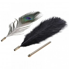    Набір з 2 пір'їнок Lockink Natural Peacock Flirting Feather Tickler (04995/Z-SMD-032-ZH-09)