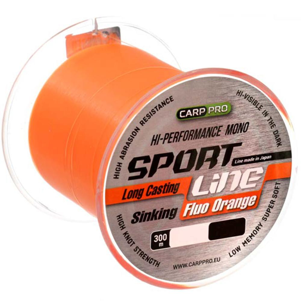 Carp Pro Sport Line / Fluo Orange / 0.310mm 1000m 6.6kg (CP2210-0310) - зображення 1