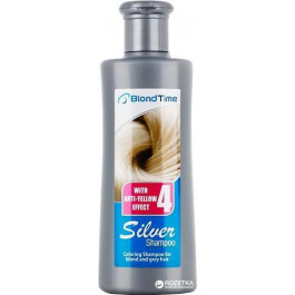 Blond Time Оттеночный шампунь для волос  Silver Shampoo 150 мл (3800010500746)