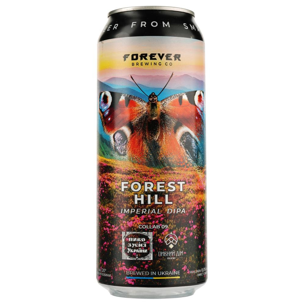 Forever Пиво  Forest Hill, світле, нефільтроване, 8%, з/б, 0,5 л (4820183001559) - зображення 1