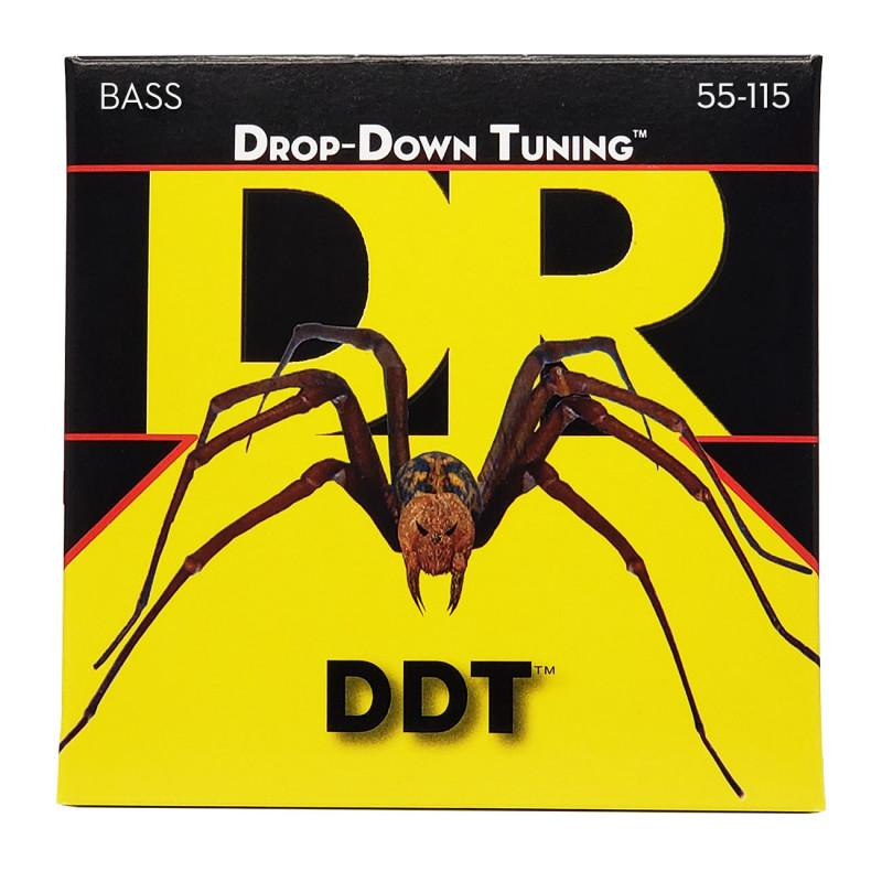 DR Струны для бас-гитары  DDT-55 Drop-Down Tuning Heavy Bass 4-Strings 55/115 - зображення 1