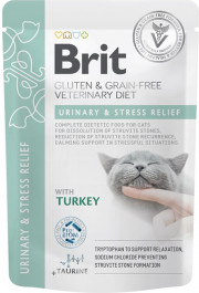 Brit Veterinary Diet Cat Urinary & Stress Relief 85 г (101117_1)